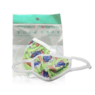 稳健日用儿童印花针织口罩 守护健康与童趣兼备